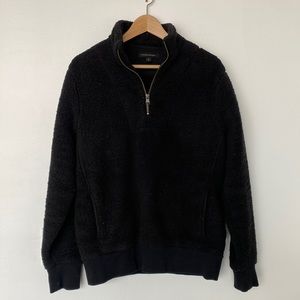 Med Banana republic mens Sherpa quarter zip
